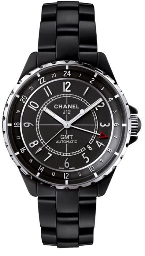 chanel j12 gmt black|Chanel watch j12 price.